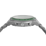 Buy Shop Fossil Sport Tourer Chronograph Green Dial Silver Steel Strap Watch for Men - FS6048 USA Online