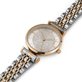 Buy Shop Emporio Armani Gianni T Bar White Dial Two Tone Steel Strap Watch For Women - AR8031 USA Online
