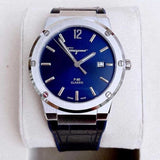 Buy Shop Salvatore Ferragamo F-80 Classic Blue Dial Blue Leather Strap Watch for Men - SFDT00319 USA Online