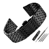 Buy Shop Emporio Armani Automatic Multifunction Black Dial Black Mesh Bracelet Watch For Men - AR60025 USA Online