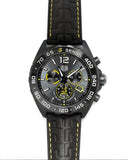 Buy Shop Tag Heuer Formula 1 Chronograph Senna Black Dial Black Leather Strap Watch for Men - CAZ101AJ.FC6487 USA Online