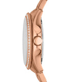 Buy Shop Fossil Cecile Rose Gold Dial Rose Gold Steel Strap Watch for Women - AM4483 USA Online
