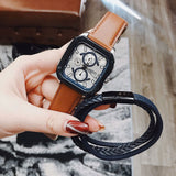 Buy Shop Fossil Inscription Multifunction Silver Dial Brown Leather Strap Watch for Men - BQ2658 USA Online