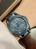 Buy Shop Fossil Riley Quartz Blue Dial Blue Steel Strap Watch for Women - ES4294 USA Online