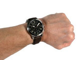 Buy Shop Fossil Grant Chronograph Black Dial Brown Leather Strap Watch for Men - FS4813 USA Online