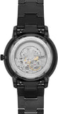 Buy Shop Fossil Neutra Automatic Skeleton Black Dial Black Steel Strap Watch for Men - ME3183 USA Online
