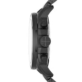 Buy Shop Fossil Machine Chronograph Black Dial Black Steel Strap Watch for Men - FS4927 USA Online