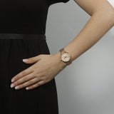 Buy Shop Fossil Tailor Rose Gold Dial Rose Gold Stainless Steel Strap Watch for Women - ES3713 USA Online