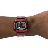 Buy Shop Fossil Retro Analog-Digital Black Dial Red Steel Strap Watch for Men - FS5897 USA Online