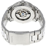 Buy Shop Fossil Grant Skeleton Black Dial Silver Steel Strap Watch for Men - ME3055 USA Online