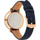Buy Shop Fossil Jacqueline White Dial Blue Leather Strap Watch for Women - ES4291 USA Online