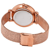 Buy Shop Fossil Jacqueline Mother of Pearl White Dial Gold Mesh Strap Watch for Women - ES4352 USA Online
