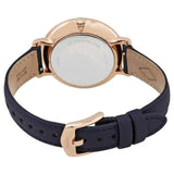 Buy Shop Fossil Jacqueline Blue Dial Blue Leather Strap Watch for Women - ES4673 USA Online
