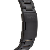 Buy Shop Fossil The Commuter Brown Dial Black Steel Strap Watch for Men - FS5277 USA Online