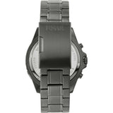 Buy Shop Fossil Garrett Chronograph Grey Dial Grey Steel Strap Watch for Men - FS5621 USA Online