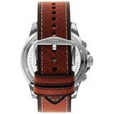 Buy Shop Fossil Dillinger Luggage Chronograph Blue Dial Brown Leather Strap Watch for Men - FS5675 USA Online