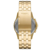 Buy Shop Fossil FB-01 Chronograph Black Dial Gold Steel Strap Watch for Men - FS5836 USA Online