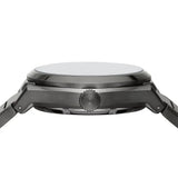 Buy Shop Fossil Everett Automatic Skeleton Grey Dial Grey Steel Strap Watch for Men - ME3206 USA Online