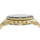 Buy Shop Fossil FB-03 Chronograph Black Dial Gold Steel Strap Watch for Men - FS5727 USA Online