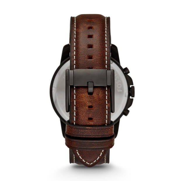 Buy Shop Fossil Grant Chronograph Brown Dial Brown Leather Strap Watch for Men - FS5088 USA Online