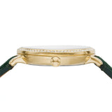 Buy Shop Fossil Jacqueline Multifunction Moonphase Mother of Pearl White Dial Green Leather Strap Watch for Women - ES5244 USA Online