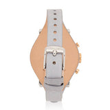 Buy Shop Fossil Original Boyfriend White Dial Light Blue Leather Strap Watch for Women - ES4045 USA Online