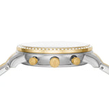 Buy Shop Fossil Neutra Chronograph Mother of Pearl White Dial Two Tone Steel Strap Watch for Women - ES5216 USA Online