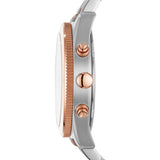 Buy Shop Fossil Perfect Boyfriend Mother of Pearl Dial Two Tone Steel Strap Watch for Women - ES4135 USA Online