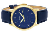Buy Shop Fossil The Minimalist 3H Analog Blue Dial Blue Leather Strap Watch for Men - FS5789 USA Online