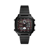 Buy Shop Fossil Retro Analog-Digital Black Dial Black Steel Strap Watch for Men - FS5891 USA Online