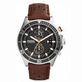 Buy Shop Fossil Wakefield Black Dial Brown Leather Strap Watch for Men - CH2944 USA Online