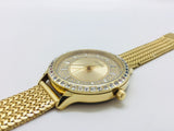Buy Shop Guess Soiree Diamonds Gold Dial Gold Mesh Bracelet Watch for Women - GW0402L2 USA Online