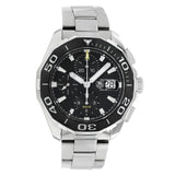 Buy Shop Tag Heuer Aquaracer Calibre 16 Day-Date Black Dial Silver Steel Strap Watch for Men - CAY211A.BA0927 USA Online