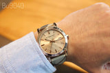 Buy Shop Burberry The City Rose Gold Dial Brown Leather Strap Watch for Women - BU9040 USA Online
