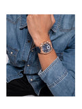Buy Shop Guess Headline Multifunction Quartz Blue Dial Blue Silicone Strap Watch For Men - GW0571G2 USA Online