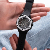 Buy Shop Guess Formula Chronograph Black Dial Black Silicone Strap Watch For Men - GW0579G1 USA Online