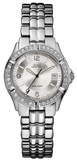 Buy Shop Guess Water Pro Diamonds Silver Dial Silver Steel Strap Watch For Women - G75511M USA Online