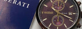 Buy Shop Maserati Epoca Chronograph Brown Dial Brown Leather Watch For Men - R8871618006 USA Online