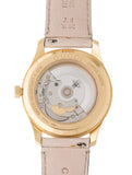 Gucci G Timeless Skeleton 16K Gold Mother of Pearl Dial Pink Leather Strap Watch For Women - YA1264110