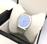Buy Shop Gucci 25H Quartz Blue Dial Silver Steel Strap Unisex Watch - YA163408 USA Online