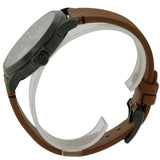 Buy Shop Gucci G-Timeless Chronograph Black Dial Brown Leather Strap Watch For Men - YA126271 USA Online