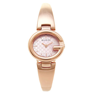 Buy Shop Gucci Guccisima Quartz Mother of Pearl White Dial Rose Gold Steel Strap Watch for Women - YA134512 USA Online