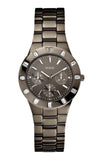 Buy Shop Guess XS Multifunction Quartz Brown Dial Brown Steel Strap Watch For Women - W0027L1 USA Online