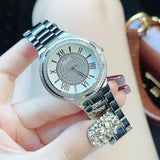 Buy Shop Guess Madison Diamonds Silver Dial Silver Steel Strap Watch for Women - W0637L1 USA Online
