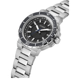 Buy Shop Guess Track Black Dial Silver Steel Strap Watch for Men - GW0426G1 USA Online