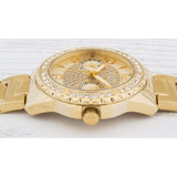 Buy Shop Guess Sassy Analog Quartz Gold Dial Gold Steel Strap Watch For Women - W0705L2 USA Online