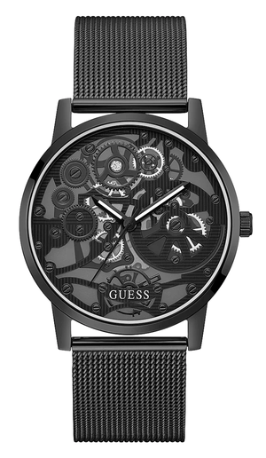 Buy Shop Guess Gadget Black Dial Black Mesh Bracelet Watch for Men - GW0538G3 USA Online
