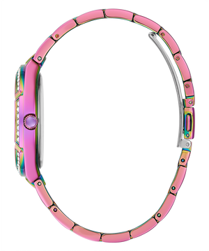 Buy Shop Guess Cosmo Diamonds Silver Dial Multicolor Steel Strap Watch for Women - GW0033L6 USA Online