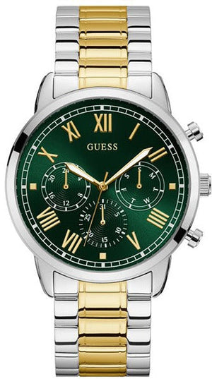 Buy Shop Guess Hendrix Green Dial Two Tone Steel Strap Watch For Men - GW0066G2 USA Online