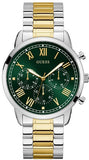Buy Shop Guess Hendrix Green Dial Two Tone Steel Strap Watch For Men - GW0066G2 USA Online
